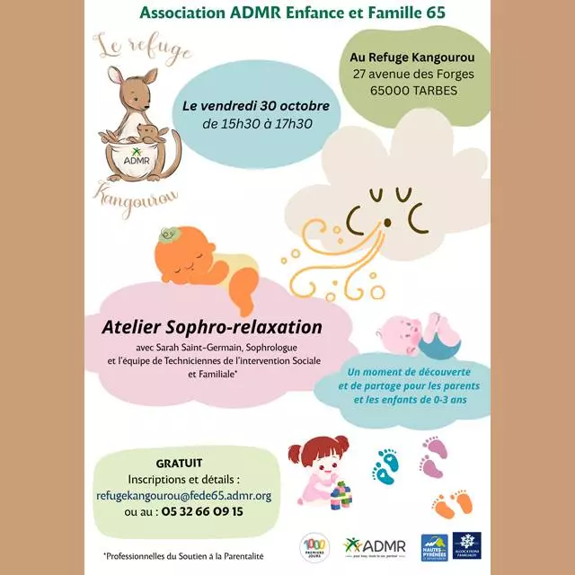 Atelier "Sophro-relaxation" pour les bébés