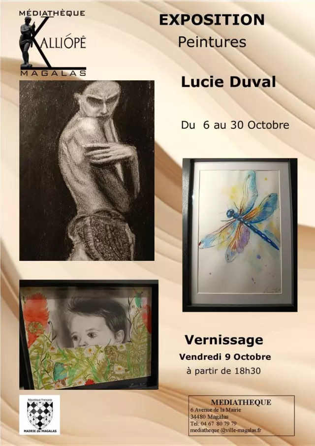 Exposition Peintures : Lucie Duval