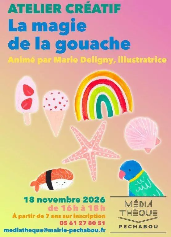Atelier Créatif - la Magie de la Gouache