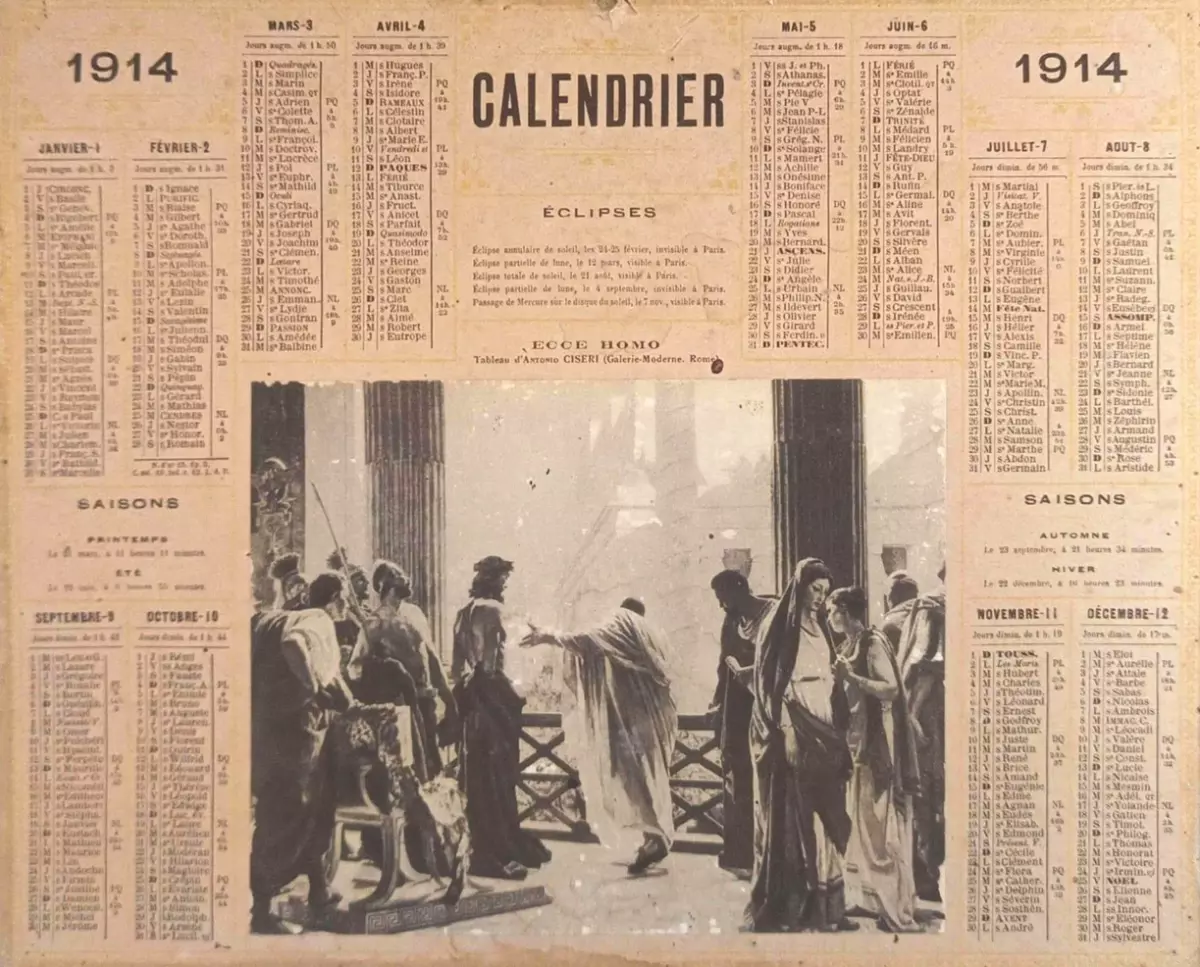 Exposition : L'Évolution des Almanachs de la Poste Depuis 1910