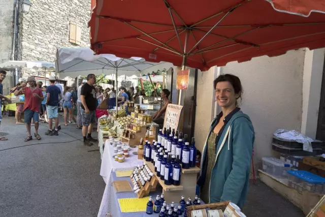 Marché de Sainte Croix Vallee Francaise