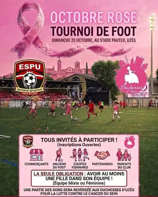 Tournoi de foot - Octobre rose