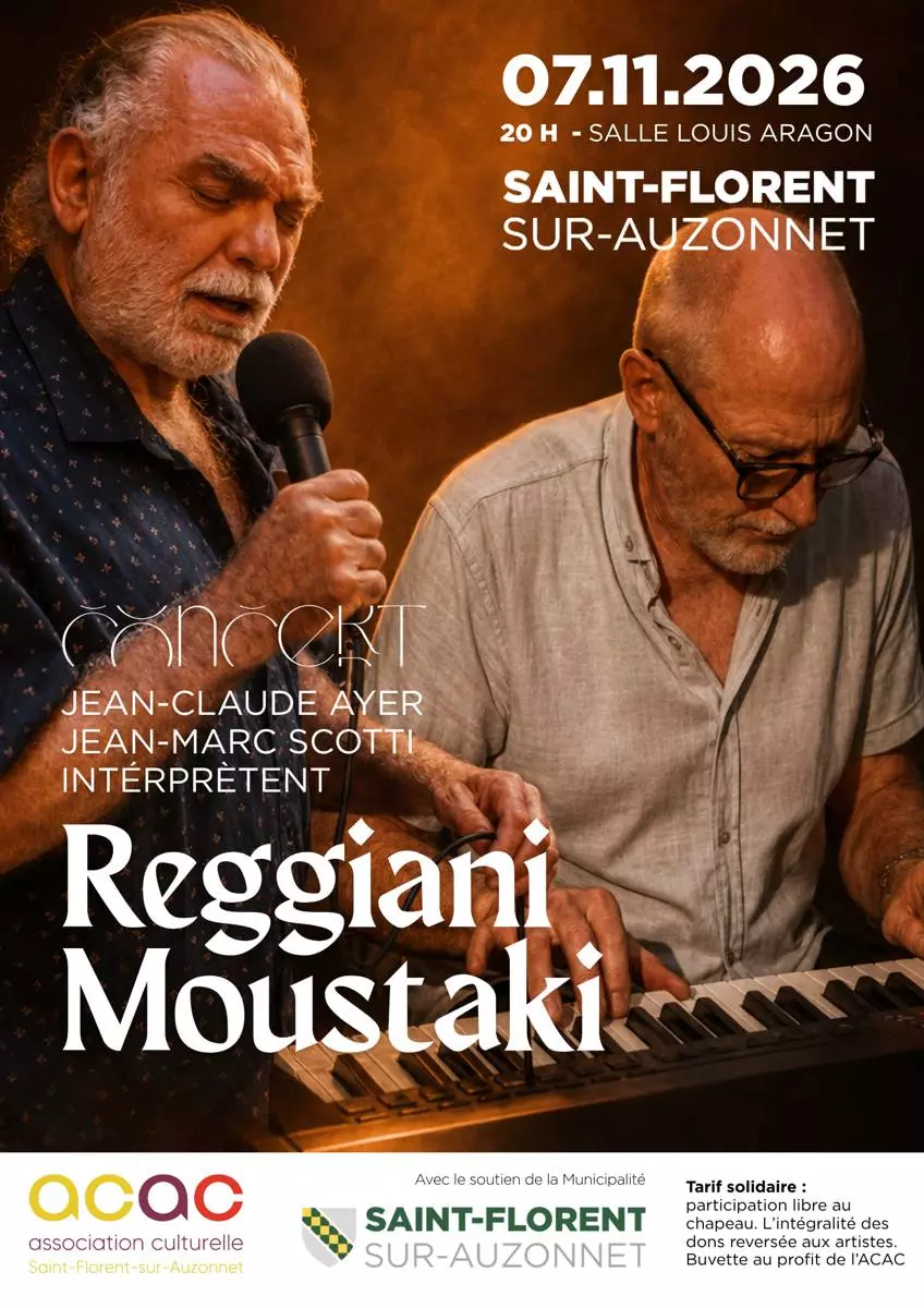Concert - Reggiani et Moustaki à l’honneur à Saint-Florent