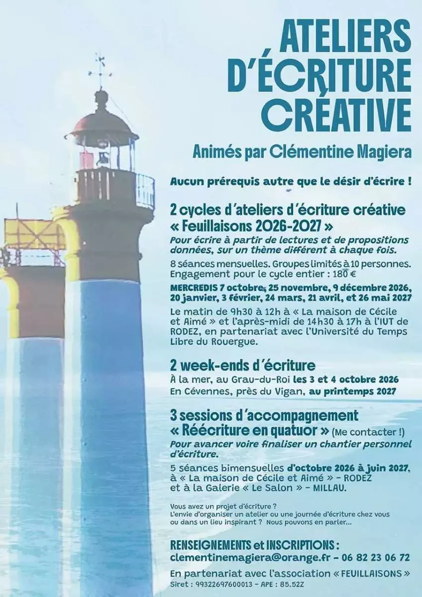 Atelier D'écriture Créative