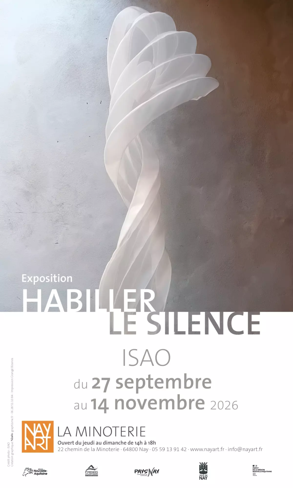 Exposition "Habiller le silence", Isao