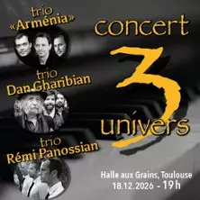 3 Trios - 3 Univers - classique, musique du monde, jazz
