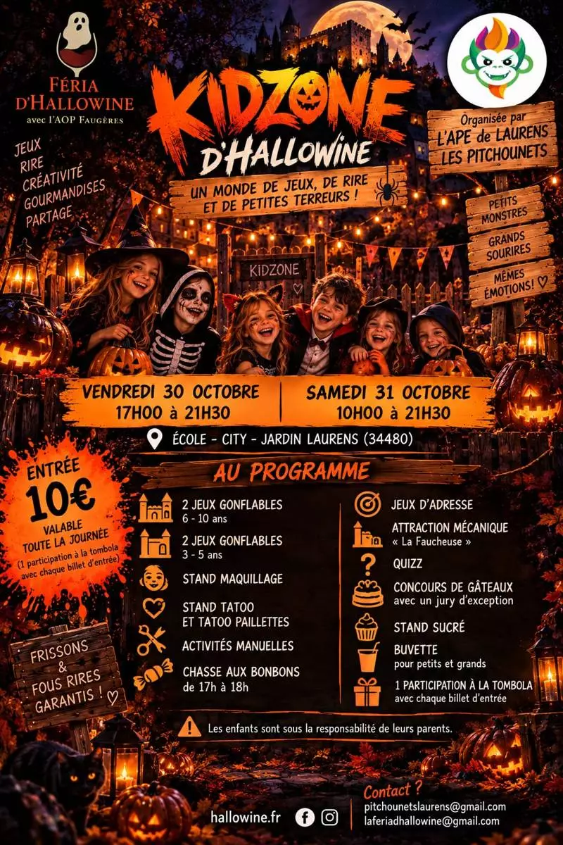 Féria d'Hallowine - Kidzone d'Hallowine