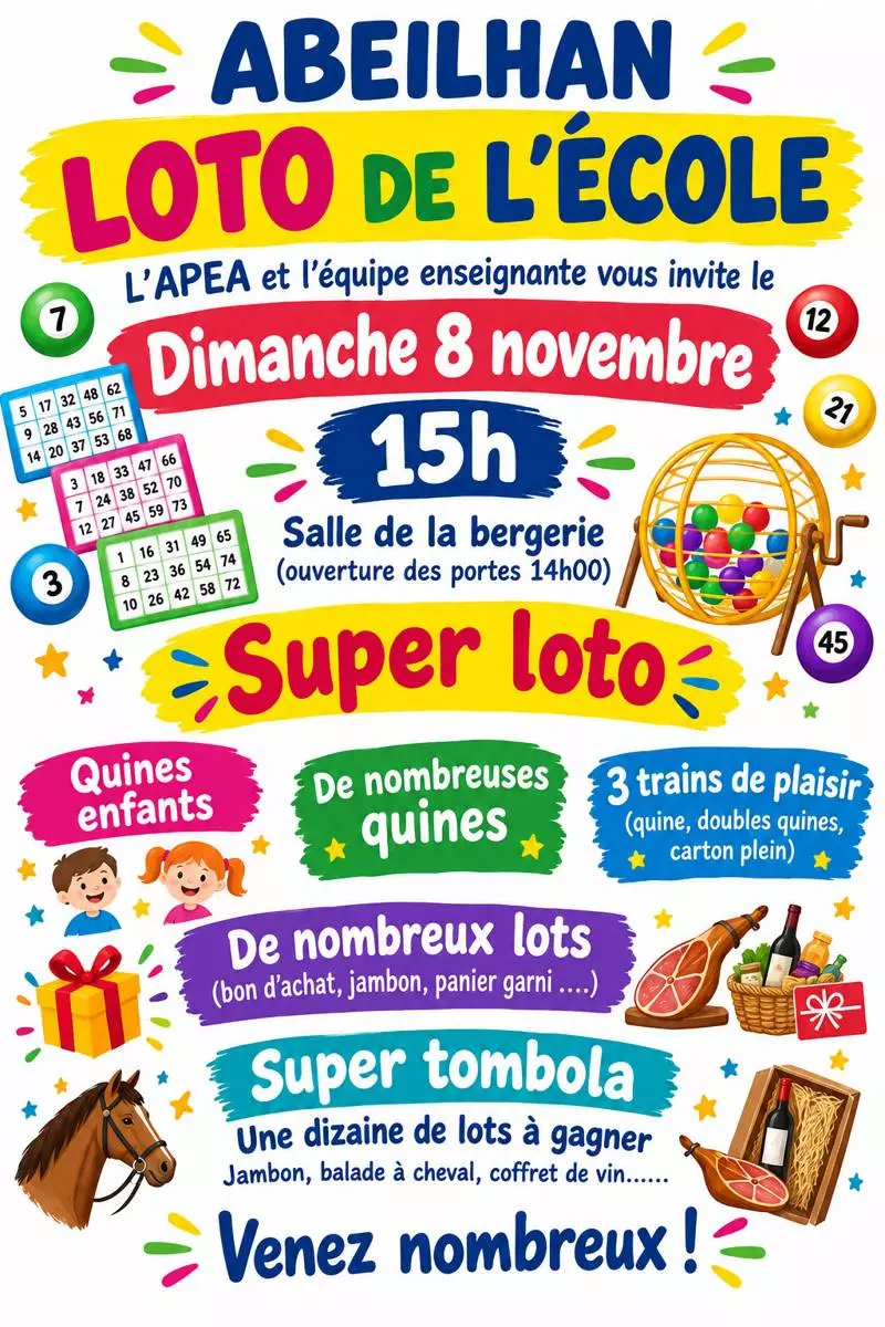 Loto de l'École d'Abeilhan