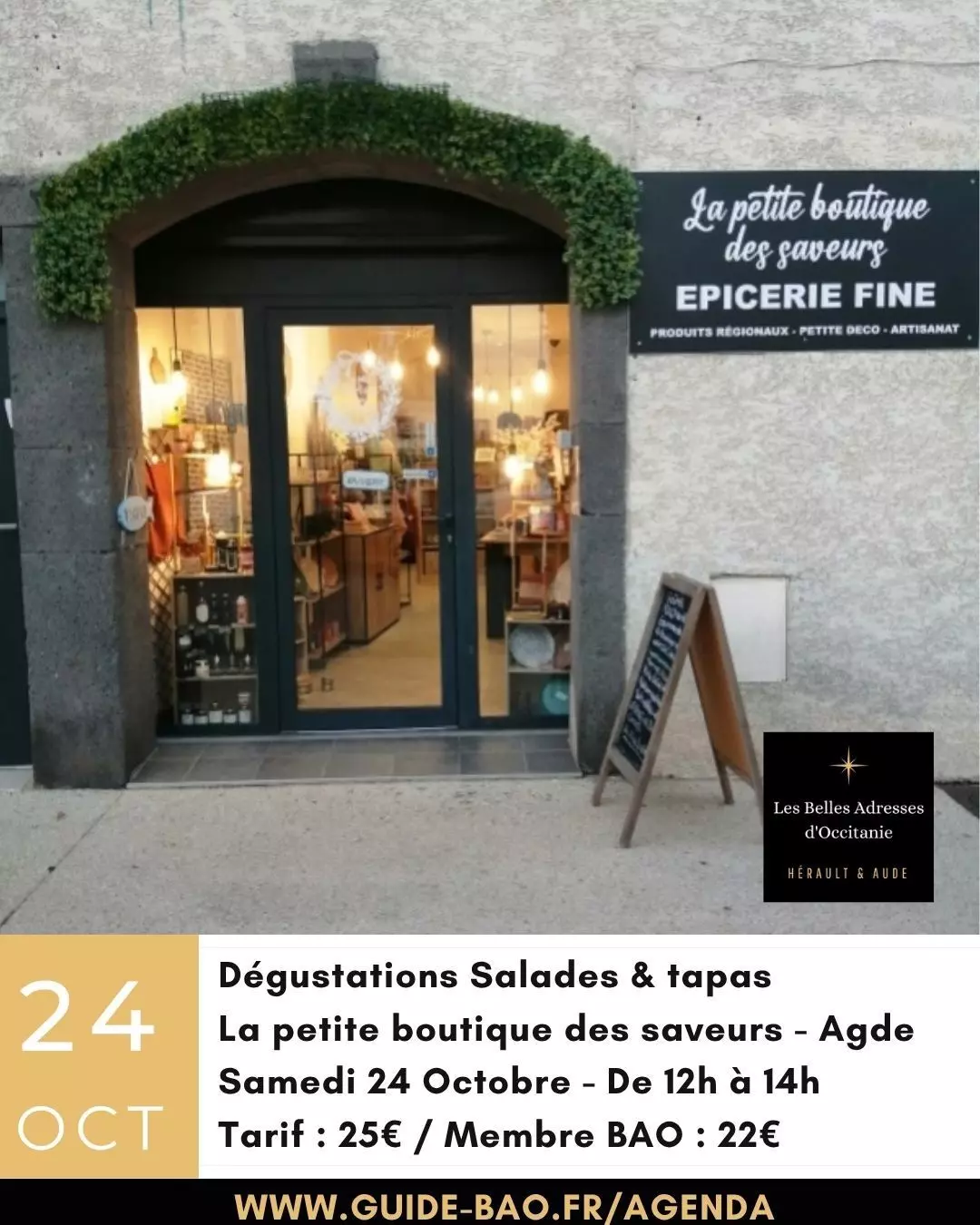 Dégustation Tapas, Salades et Assaisonnements / La Petite Boutique des Saveurs à Agde