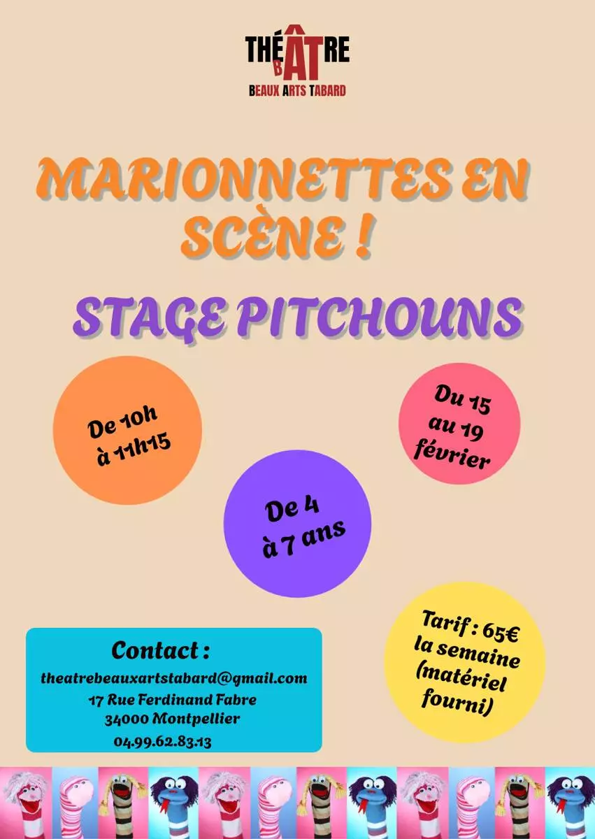 Stage Théâtre de Marionnettes (4-7 ans)