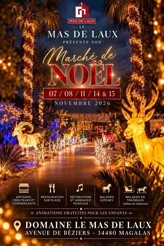 Marché de Noël au Mas de Laux
