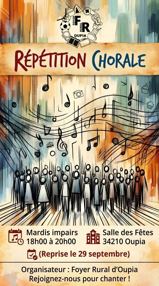Répétitions de la Chorale