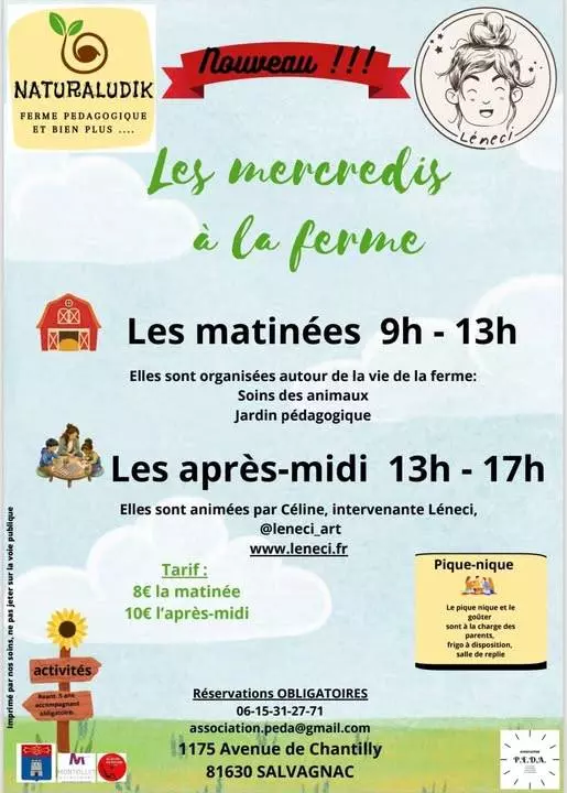Les mercredis à la ferme