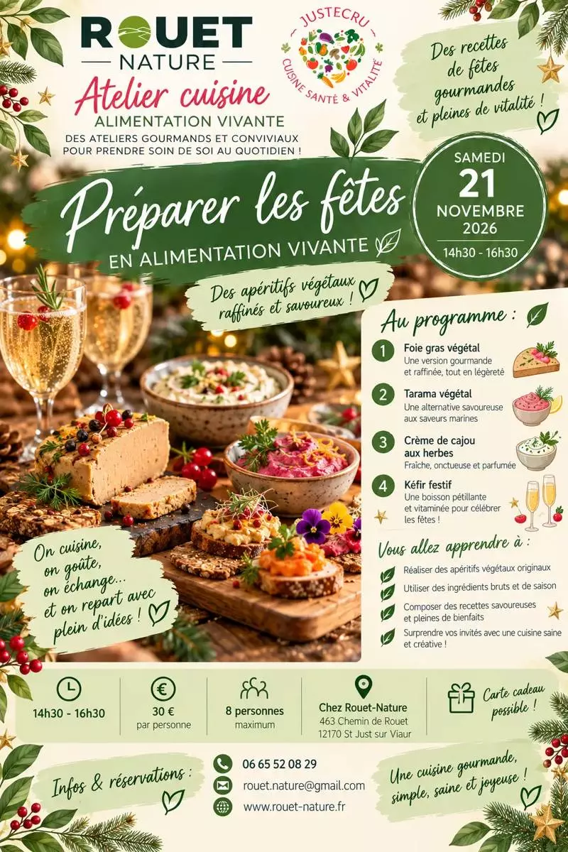 Atelier cuisine : Préparer les fêtes