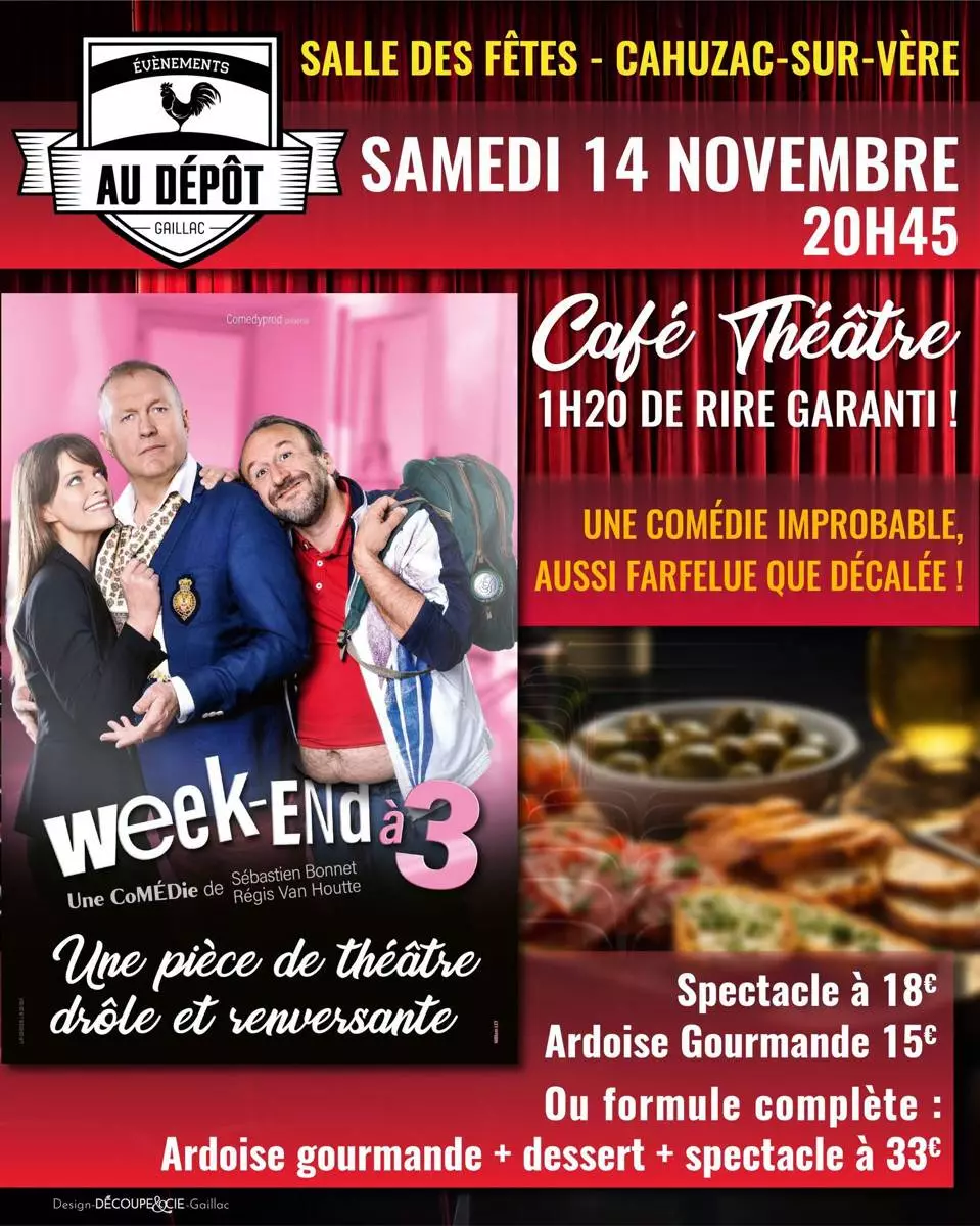 Café-Théâtre – « Week-end à 3 »