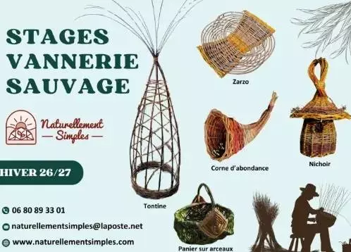 Stage Vannerie sauvage (déco de Noel)