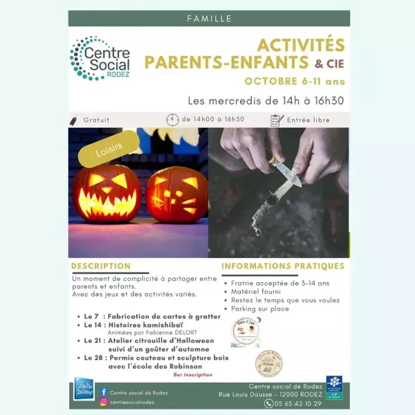 Activités parents & enfants (6-11 ans)