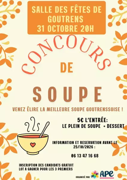 Concours de soupe de l'APE