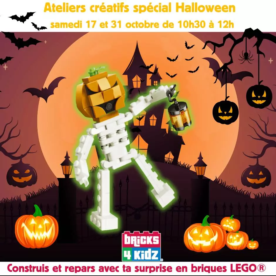 Stage Vacances Automne et Halloween - Bricks 4 Kidz Montpellier