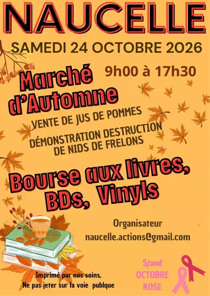 Marché d'automne et bourse aux livres
