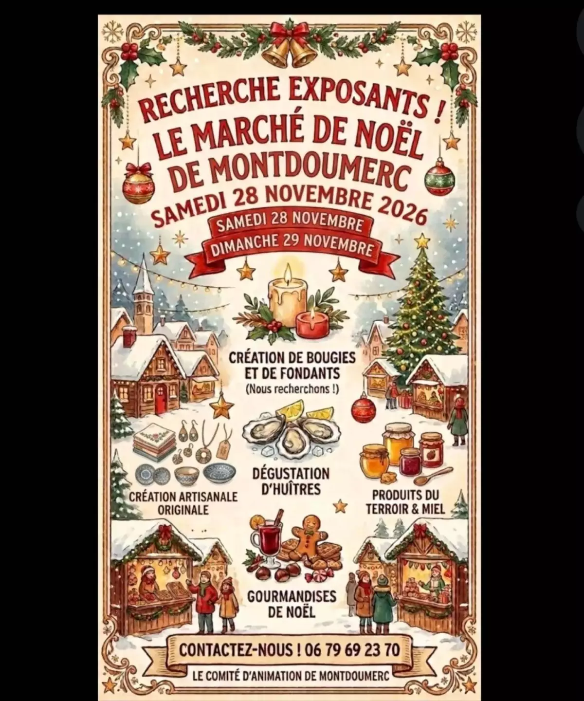 Marché de Noël à Montdoumerc
