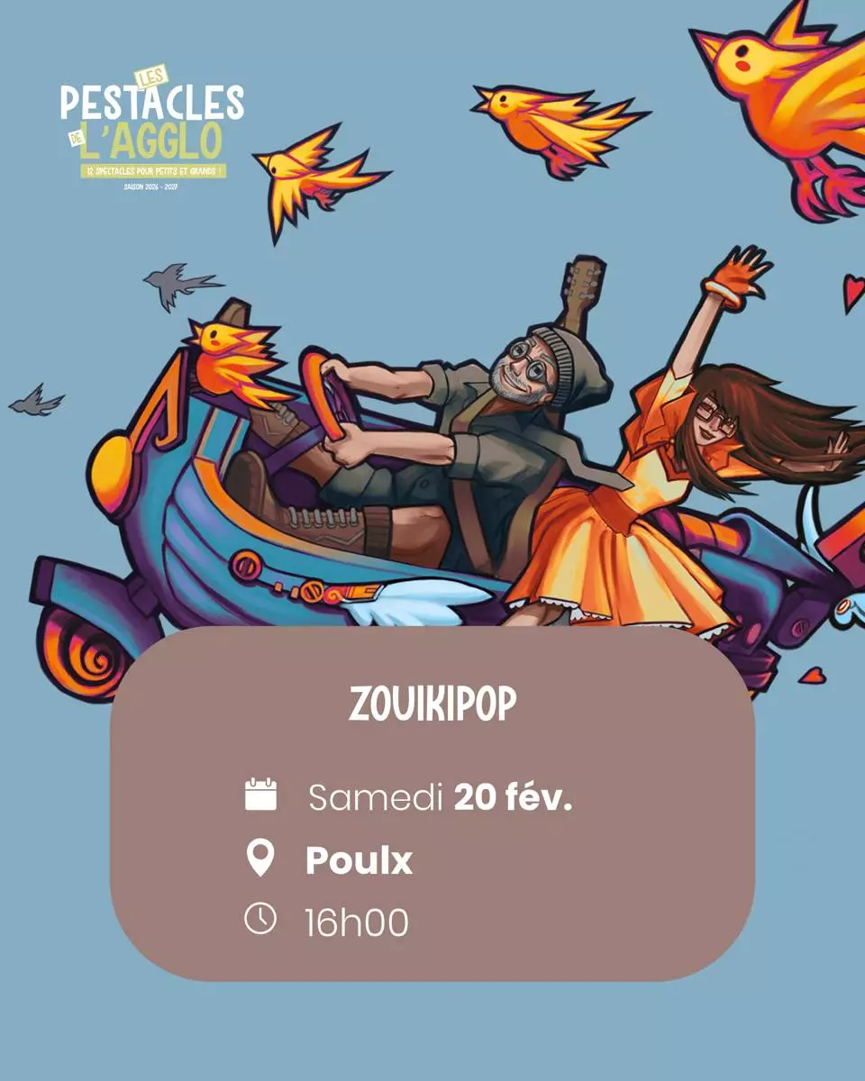 Pestacles de l'Agglo - Musique/Concert "Zouikipop" à Poulx