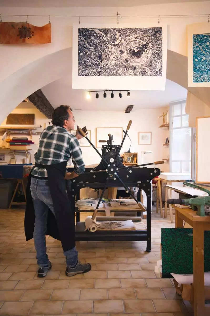 Ateliers de gravure à l'Estampe bleue