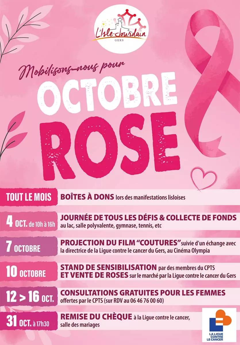 Octobre Rose : un mois de mobilisation