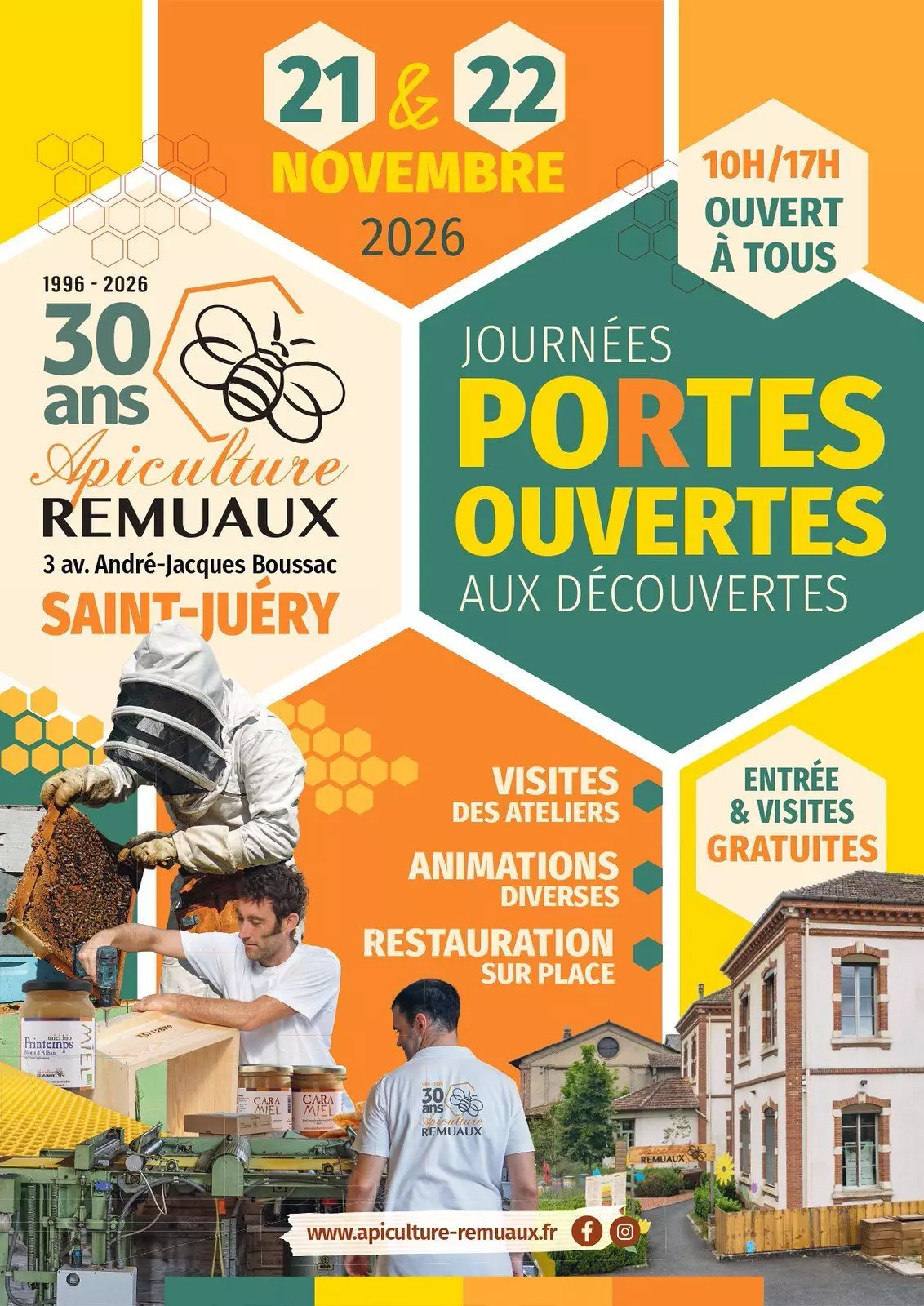 Apiculture Remuaux - Journées portes ouvertes