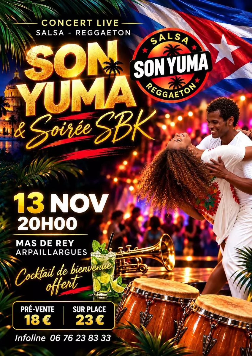 Concert Salsa et Soirée Dansante Latine