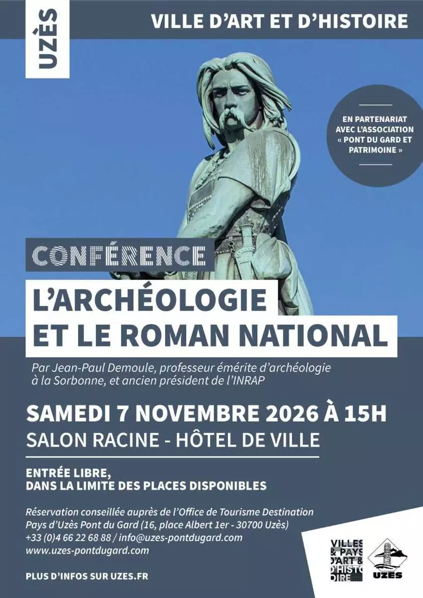 Conférence - L'archéologie et le Roman National