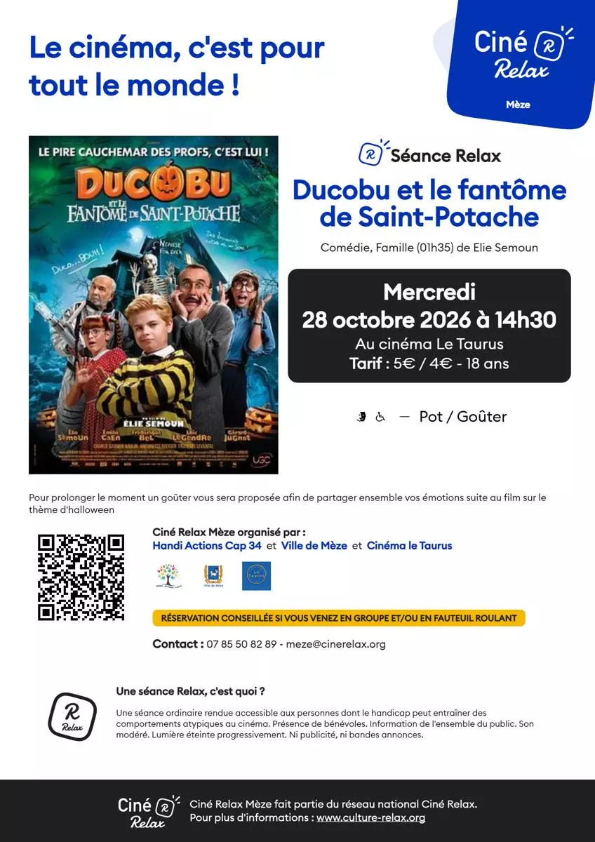 Ciné Relax - Ducobu et le Fantôme de Saint-Potache