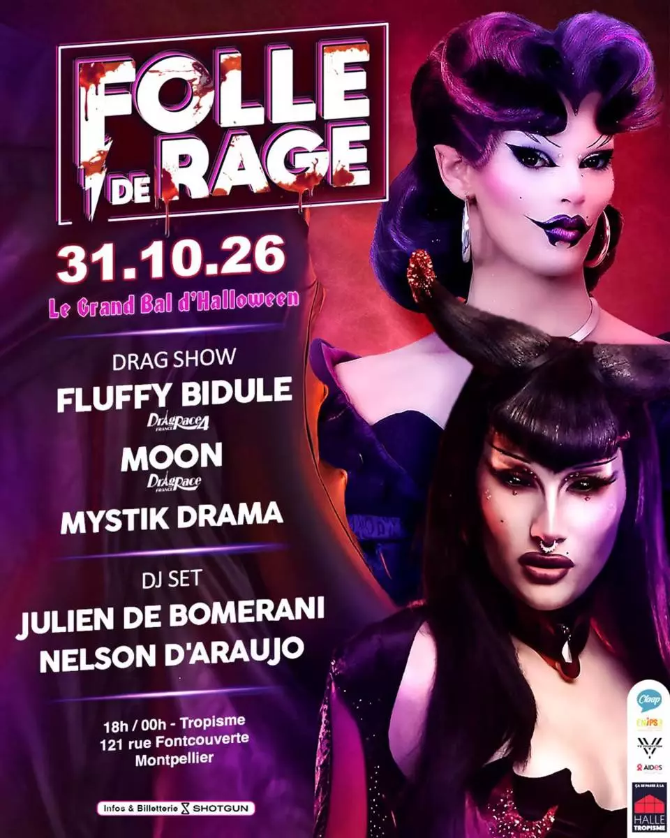 Folle de Rage X Halle Tropisme : Le Grand Bal d’Halloween