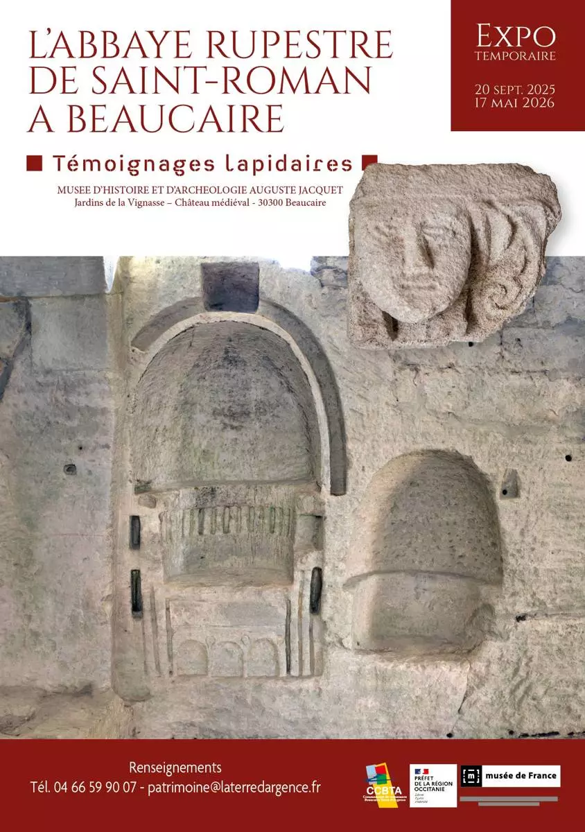 Exposition - L'Abbaye de Saint-Roman à Beaucaire - Témoignages lapidaires