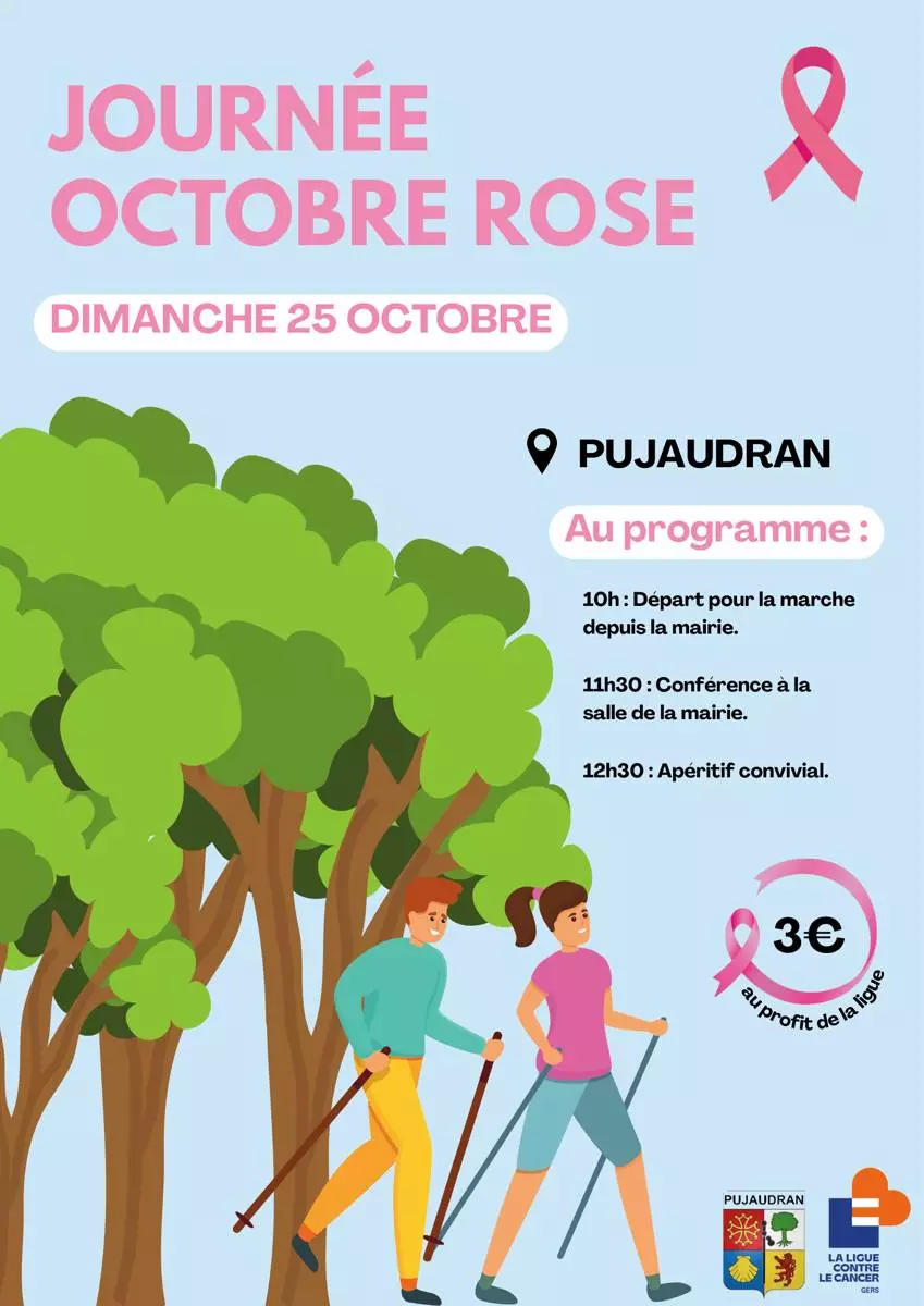 Journée Octobre Rose à Pujaudran