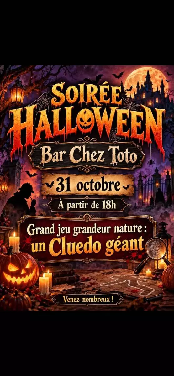 Soirée Halloween Chez Toto