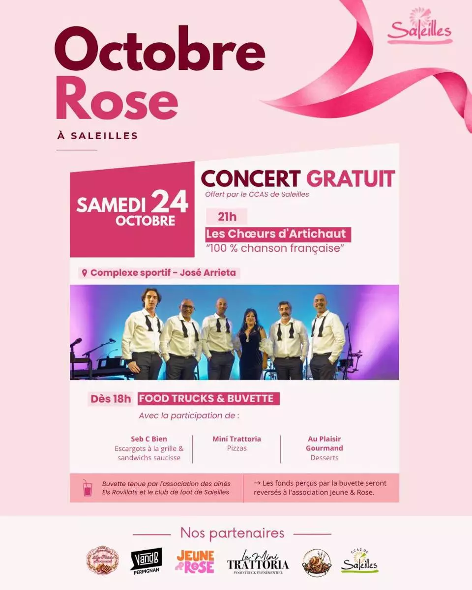 Octobre Rose - Concert les Choeurs d'Artichaut