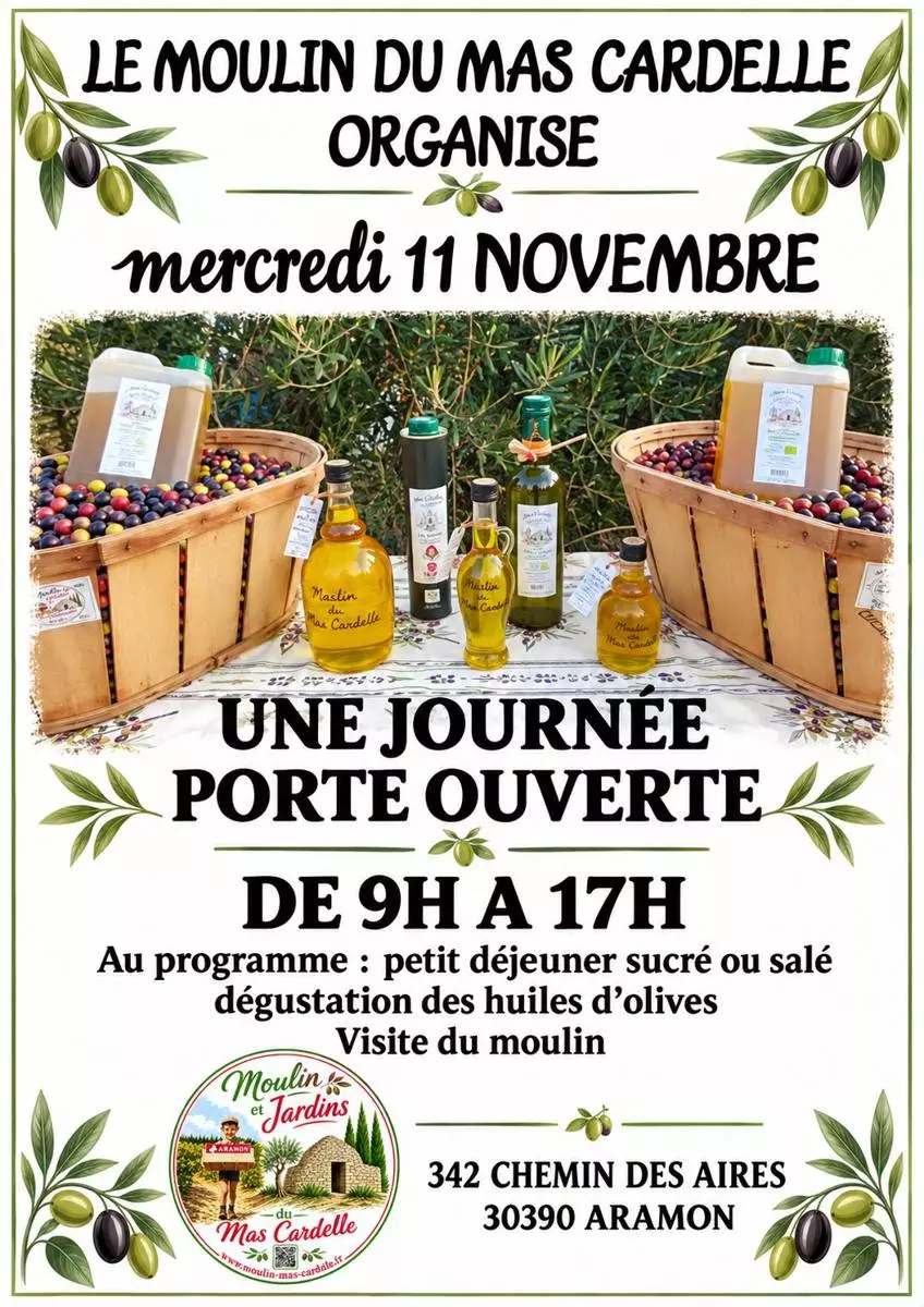 Journée porte ouverte - Moulin du Mas de Cardelles