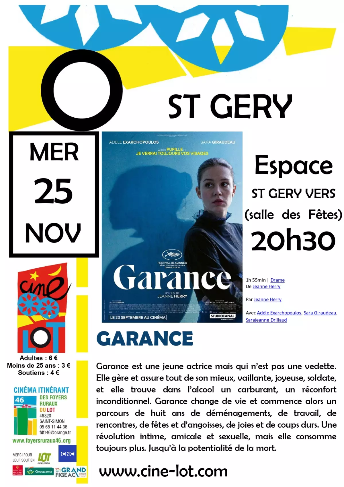 Ciné-Lot : "Garance"