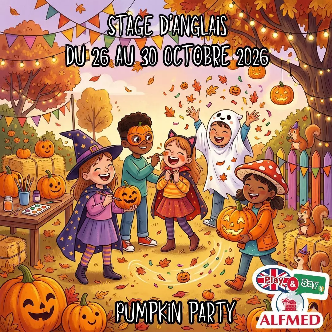 Stage d'anglais PLAY & SAY (6-11 ans) - Pumpkin Party