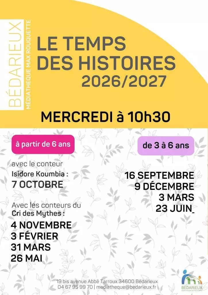 Le Temps des Histoires - Conteur du Cri des Mythes