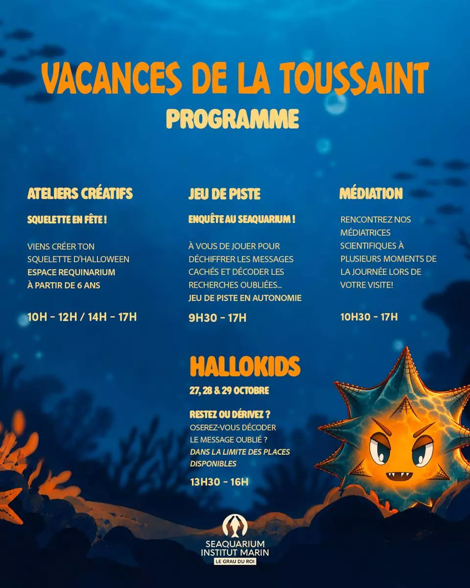 Vacances de la Toussaint - Seaquarium