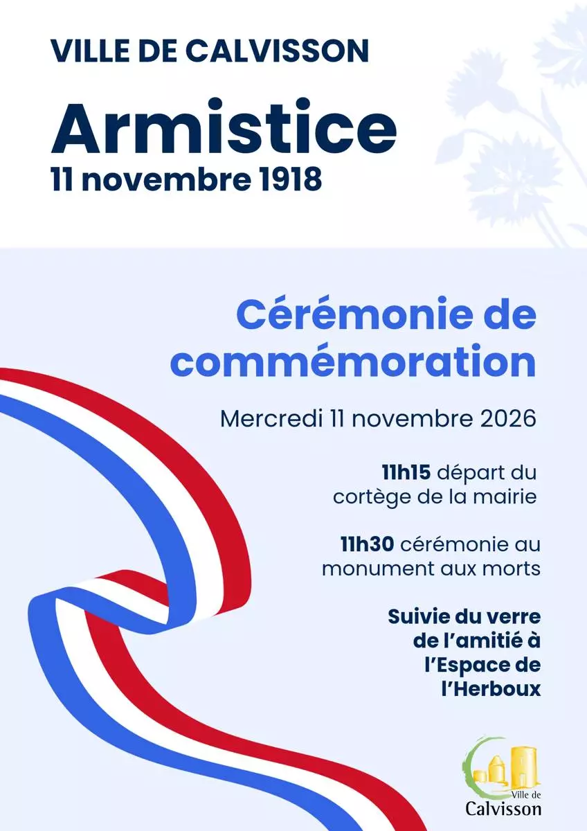 Cérémonie de commémoration 11 novembre 1918