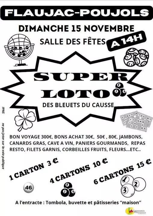 Super loto des Bleuets du Causse
