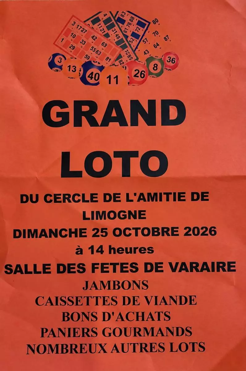 Grand Loto à Varaire