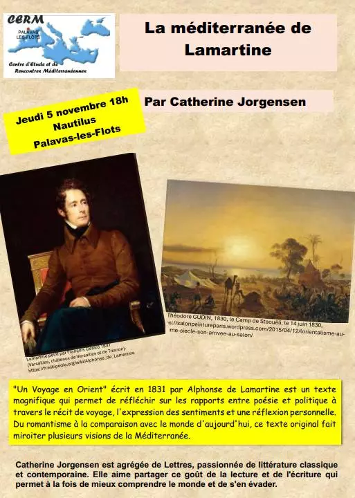 Conférence C.E.R.M "La Méditerranée de Lamartine"