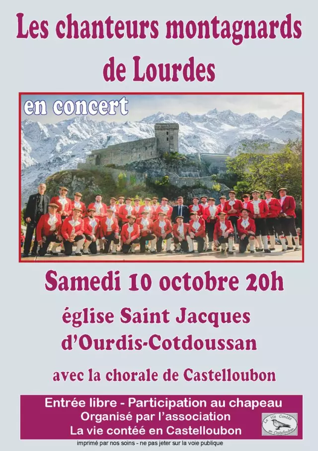 Concert des chanteurs montagnards de Lourdes