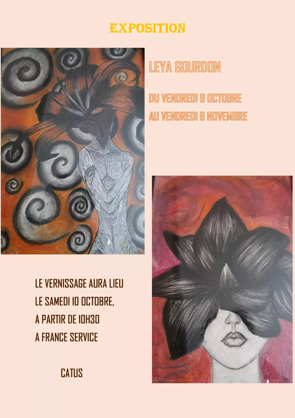 Exposition des œuvres de Leya Gourdon