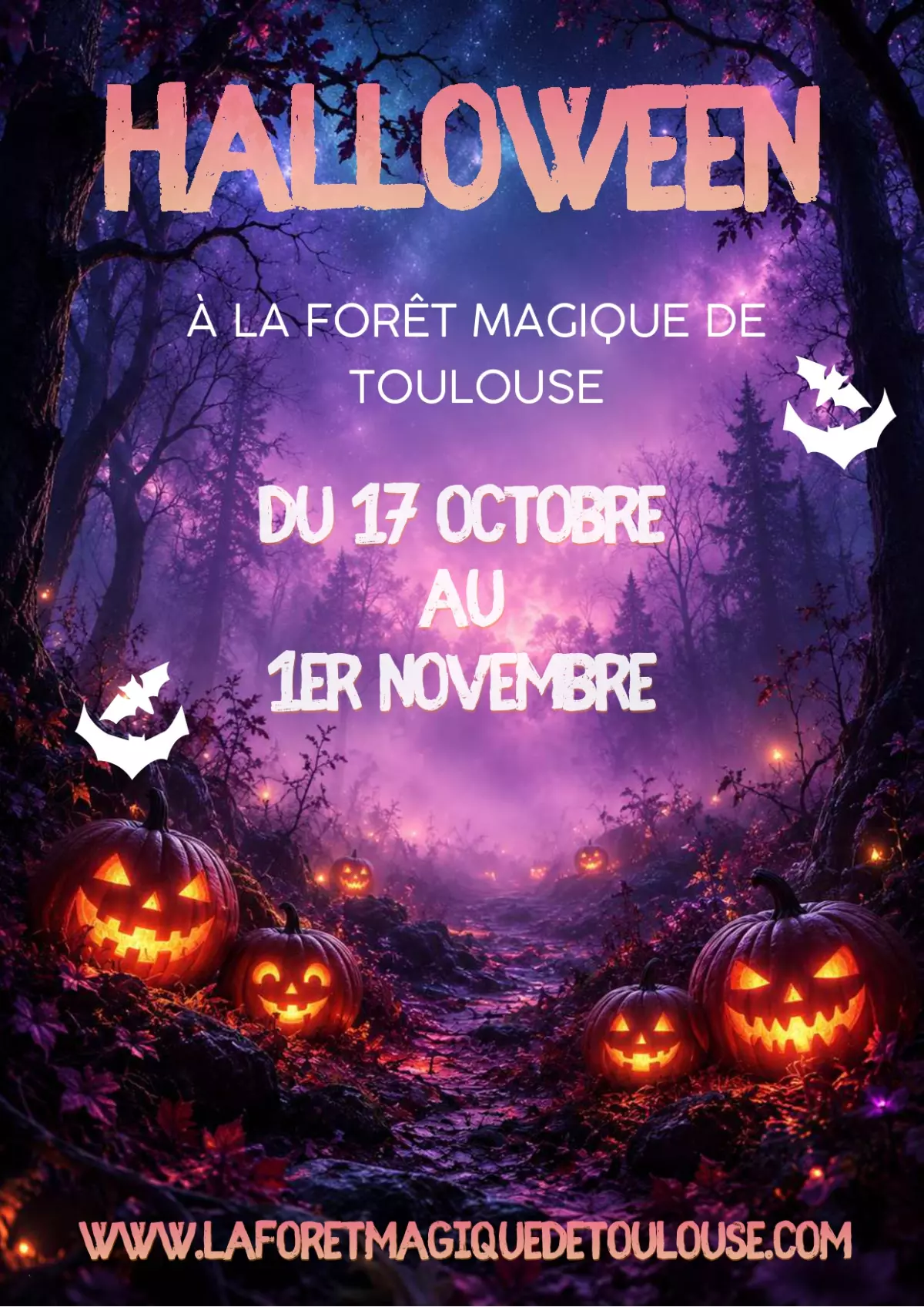 Halloween à la Forêt Magique de Toulouse !