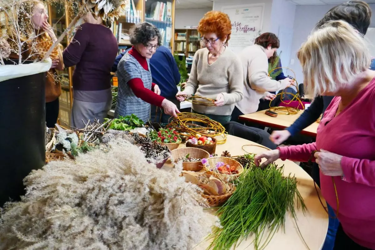 Atelier - Fabrication d’une couronne de Noël
